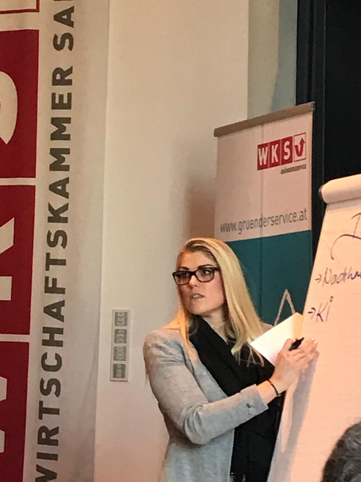 Gründer- und Unternehmertrainings“ 2019 der Wirtschaftskammer Salzburg Stefanie Göllner Salzburg